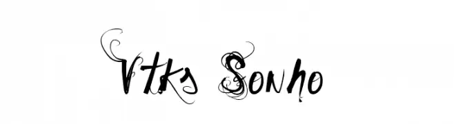 Vtks Sonho  baixar fontes gratis