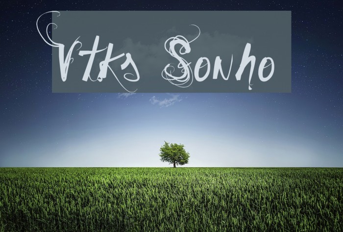 Vtks Sonho Font examples