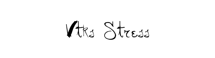 Vtks Stress Schriftart