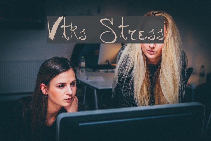 Vtks Stress Font examples