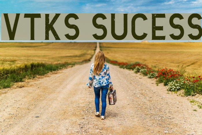 Vtks Sucess Font examples