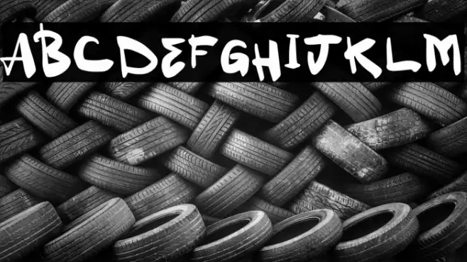 Vtks Textones Font examples