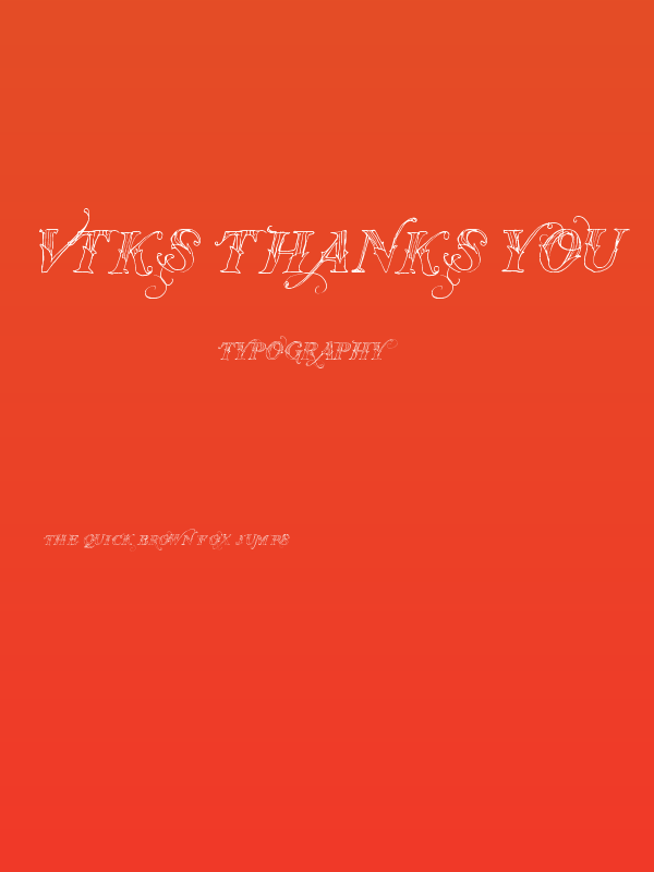 Vtks Thanks You Poster