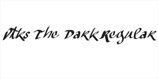 Vtks The Dark Regular Logo