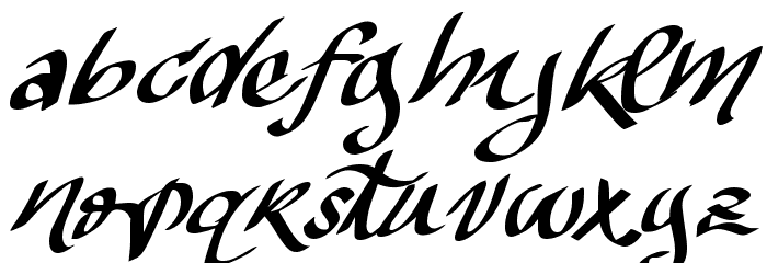 Vtks The Dark Regular Font LOWERCASE