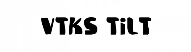 Vtks Tilt  नि: शुल्क फ़ॉन्ट्स डाउनलोड