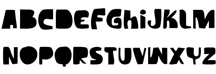 Vtks Tilt Font LOWERCASE
