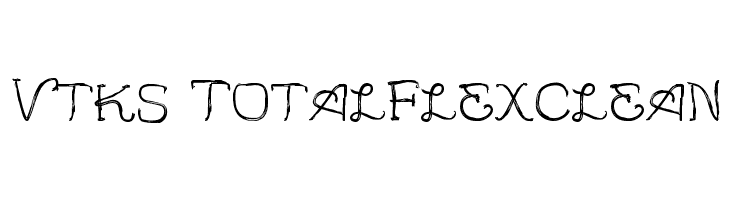 Vtks TotalFlexClean  font caratteri gratis