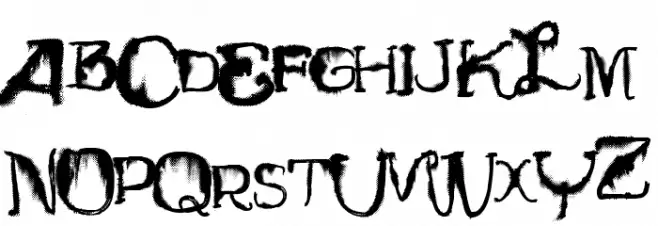 Vtks TotalFlexDisturbed Font Litere mari