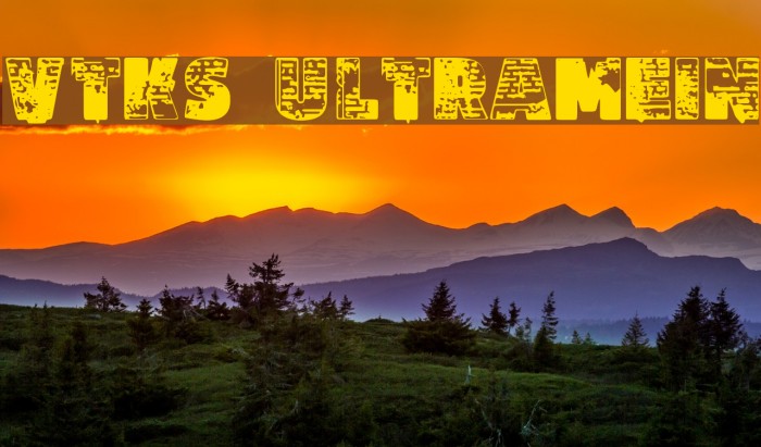 Vtks Ultramein Font examples