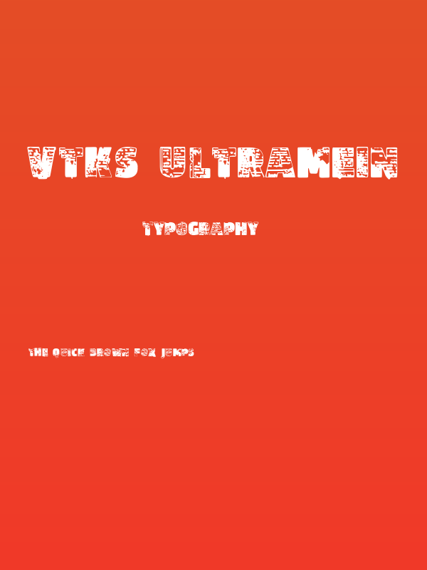 Vtks Ultramein Poster