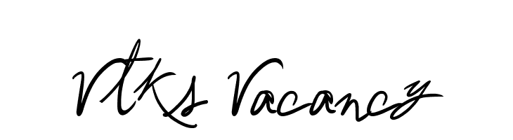 Vtks Vacancy  नि: शुल्क फ़ॉन्ट्स डाउनलोड