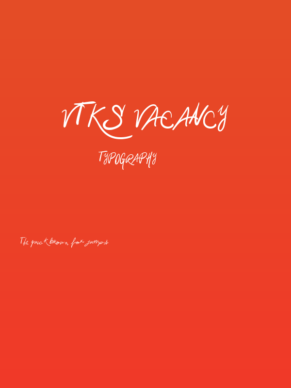 Vtks Vacancy Poster