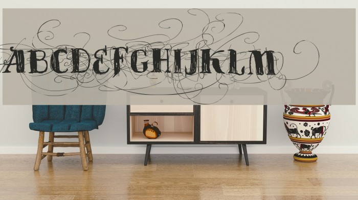 Vtks Velhos Tempos Font examples