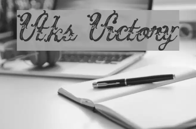 Vtks Victory Font examples