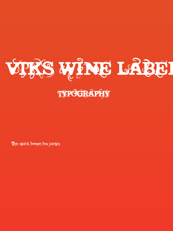 Vtks Wine Label Two Poster