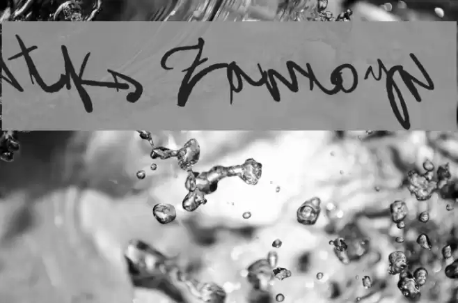 Vtks Zamioyn4 Font examples