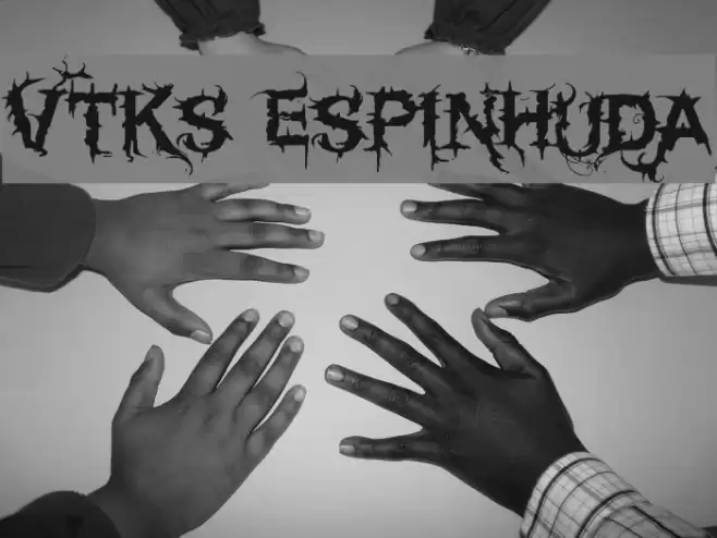 Vtks espinhuda Font examples