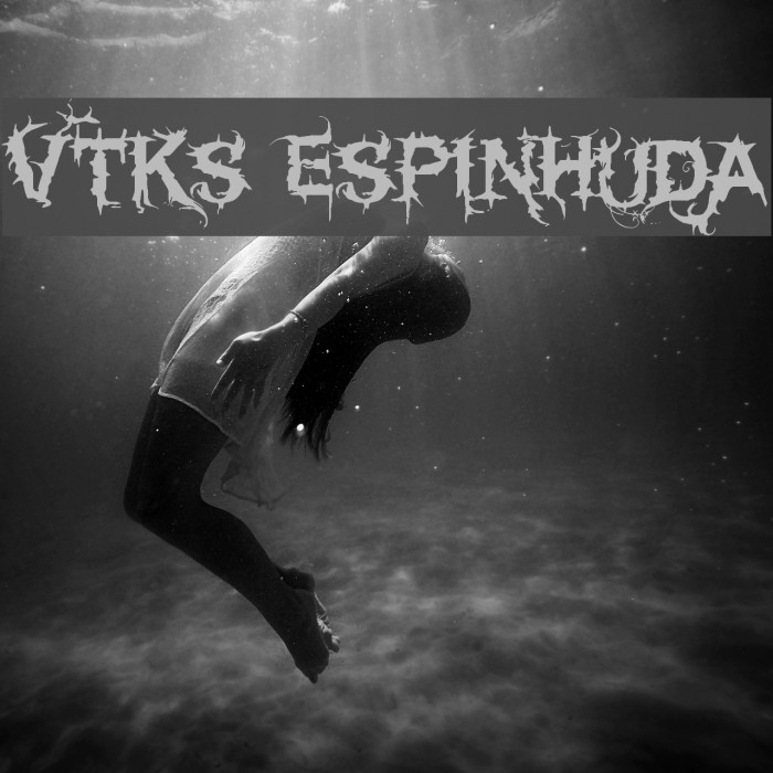 Vtks espinhuda Font examples