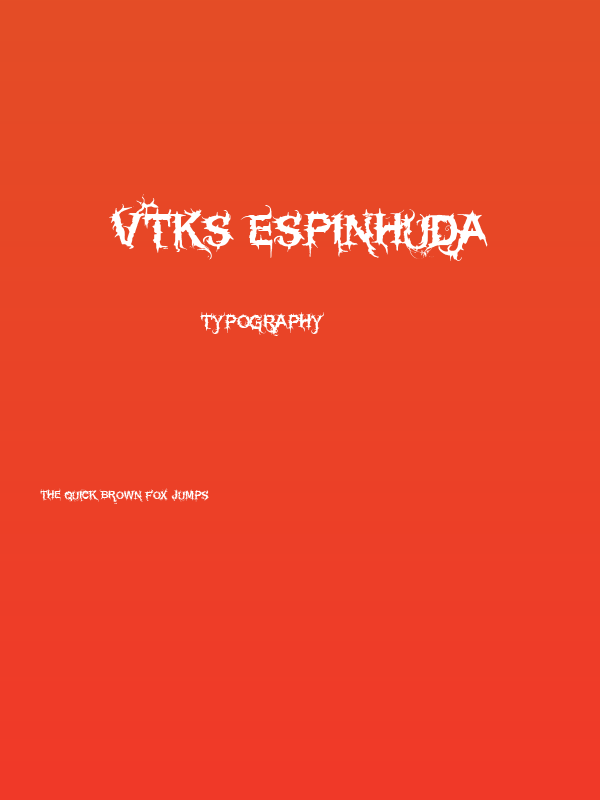 Vtks espinhuda Poster