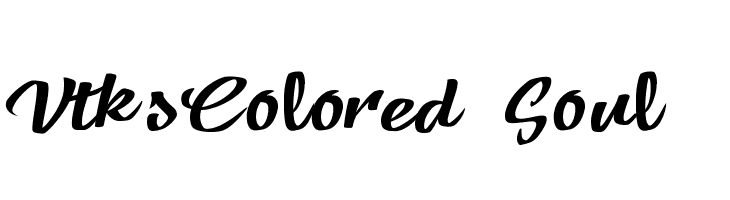 VtksColored Soul 3 Font