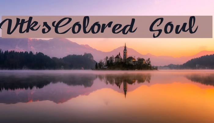 VtksColored Soul 3 Font examples