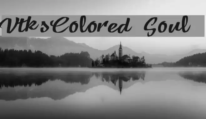 VtksColored Soul 3 フォント examples
