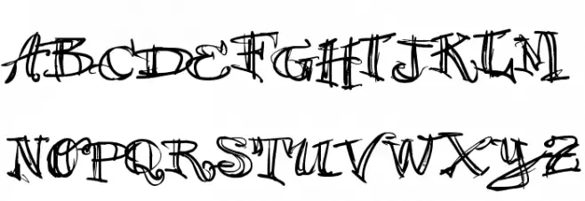 vtks 38 Schriftart Groß