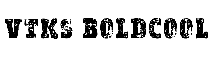 vtks Bold&Cool  नि: शुल्क फ़ॉन्ट्स डाउनलोड