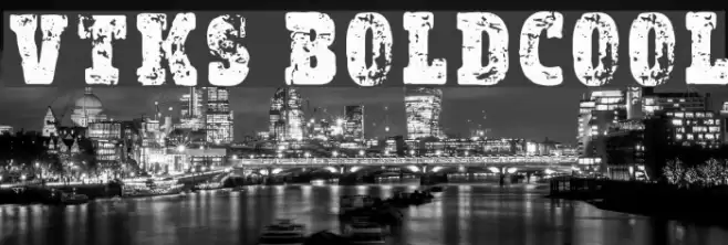 vtks Bold&Cool Font examples