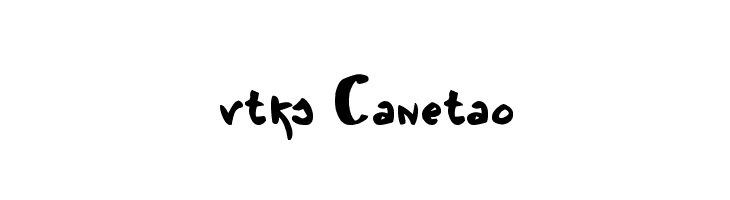 vtks Canetao  font caratteri gratis