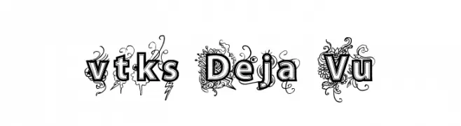 vtks Deja Vu  नि: शुल्क फ़ॉन्ट्स डाउनलोड