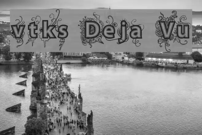 vtks Deja Vu Font examples