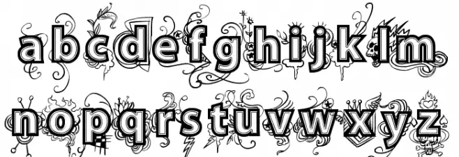 vtks Deja Vu 字体 小写