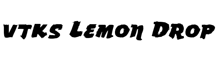 vtks Lemon Drop  免费字体下载