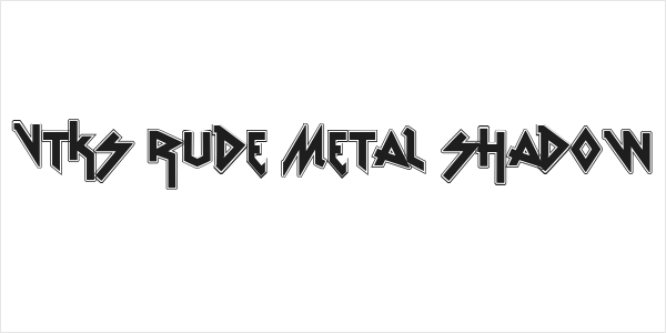vtks Rude Metal shadow Logo