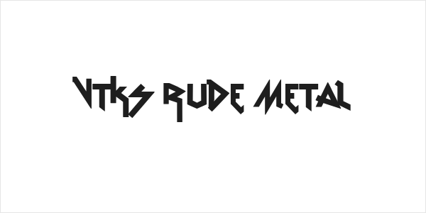 vtks Rude Metal Logo