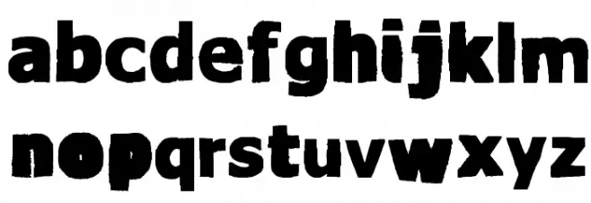 vtks Water cristals Schriftart Groß