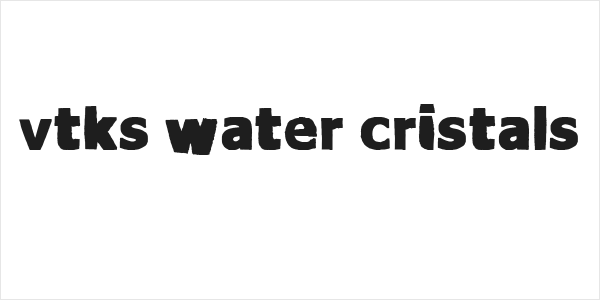 vtks Water cristals Logo