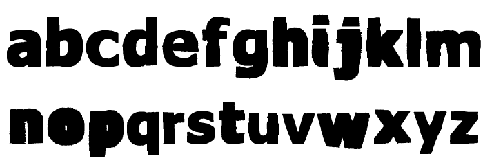 vtks Water cristals Font LOWERCASE