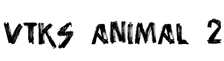 vtks animal 2 Font