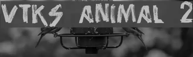 vtks animal 2 Font examples