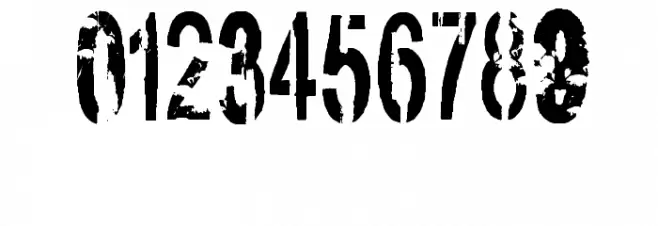 vtks army Font OTHER CHARS