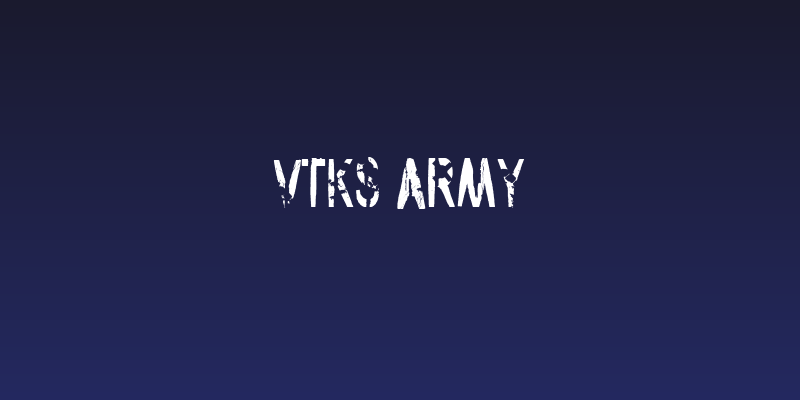 vtks army Social Header