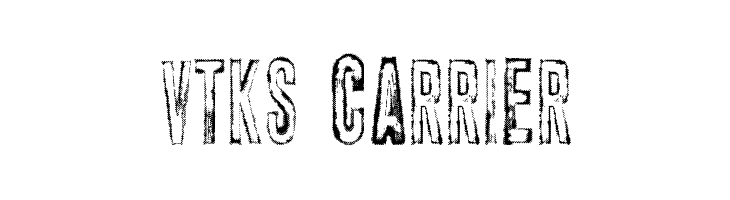 vtks carrier  Frei Schriftart Herunterladen