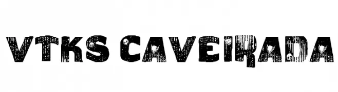 vtks caveirada  Free Fonts Download