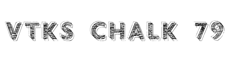 vtks chalk 79 Font