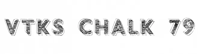 vtks chalk 79  नि: शुल्क फ़ॉन्ट्स डाउनलोड