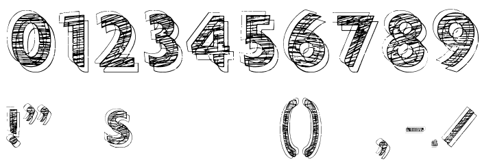 vtks chalk 79 Font OTHER CHARS