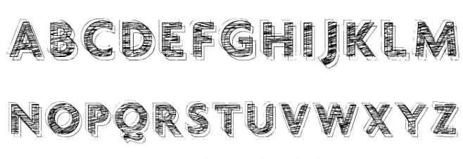 vtks chalk 79 Schriftart Groß